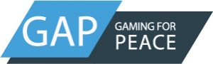 Gaming for Peace logo with wordmark low quality
